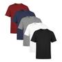 Imagem de Kit 5 Camisetas AMGK Masculina Lisa Premium 100% Algodão