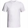 Imagem de Kit 5 Camisetas Básicas Masculina Branca T-shirt 100% Algodão 30.1