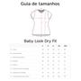 Imagem de Kit 5 Camisetas Dry Fit Baby Look Academia - Cores Iguais
