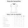 Imagem de Kit 5 Camisetas Feminina Baby Look 100% Algodão Premium