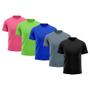 Imagem de Kit 5 Camisetas Masculina Raglan Dry Fit Proteção Solar UV