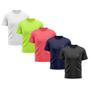 Imagem de Kit 5 Camisetas Masculina Sagassi Dry Fit Manga Curta Treino Academia Caminhada