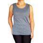 Imagem de Kit 5 Camisetas Regatas Básicas Lisas Suplex Light Pp ao Plus Size