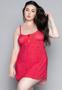 Imagem de Kit 5 Camisolas Plus Size WLS Modas Liganete Estampada Poá Roupa de Dormir