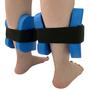 Imagem de Kit 5 Caneleiras Para Hidroginástica em EVA DF4032-AZ 3 a 4kg Azul Dafoca Sports