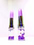 Imagem de Kit 5 canetas em gel formato batom com glitter fofa novidade 
