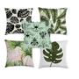 Imagem de kit 5 capas de almofadas florais e inseto