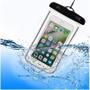 Imagem de Kit 5 Capas De Celular Transparentes Universal Capa Bolsa a Prova Dágua Hermético Alta Qualidade e Barato