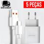 Imagem de Kit 5 Carregador Turbo Celular Tipo C USB Cabo Super Rapido 3.6A