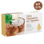 Imagem de Kit 5 Cera Quente Depilatória Profissional Coco Depilflax Barra 1Kg Grande