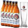 Imagem de Kit 5 Cerveja Paulaner Weissbier 0,0% 500ml + Copo Oficial