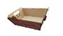 Imagem de Kit 5 Cestas MDF 24x17 com Arco