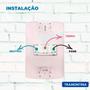 Imagem de Kit 5 Cj 4X2 1 Interruptor Simples Horiz Tramontina 6 A 250V