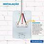 Imagem de Kit 5 Cj 4X2 1 Interruptor Simples Tramontina 6 A 250 V