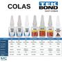 Imagem de Kit 5 Cola Instantânea Transparente 20g Tek Bond Original