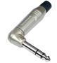 Imagem de Kit 5 Conector Plug P10 Banana Em L Stereo Amphenol Acps-rn