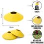 Imagem de Kit 5 Cones + 5 chapéus chinês Treino Velocidade Agilidade Futebol coloridos para Ensinar Cores