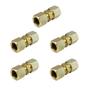 Imagem de Kit 5 Conexão Emenda Tubo Nylon Mbb Diversas Tubo 1/2 Npt X 1/2 Npt (Completa)