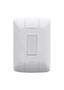 Imagem de Kit 5 Conjunto 4x2 1 Interruptor Simples 6a Branco