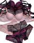 Imagem de Kit 5 Conjunto de Lingerie Sensual Plus Size calcinha e sutia com Aro e bojo