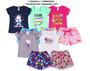 Imagem de Kit 5 Conjunto Infantil Feminino Roupa Infantil Menina