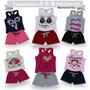 Imagem de KIT 5 Conjunto infantil Feminino/Roupas Blusinhas Regatas infantil verão Atacado Blusas e Shorts 1 Ao 8 anos