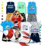 Imagem de Kit 5 Conjunto Infantil Masculino Roupa de Verão Menino