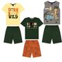 Imagem de Kit 5 Conjunto Infantil Menino Roupa Verão Tamanho 1 ao 10