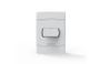 Imagem de Kit 5 Conjunto Interruptor Tecla Simples Branco 4x2 Neo Sottile - Enerbras