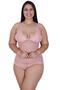 Imagem de Kit 5 Conjunto Plus Size Caleçon Renda e Cropped  Rendado Lingerie Sexy