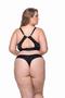 Imagem de Kit 5 Conjunto Plus Size Nadador Tamanho Grande Sutiã Reforçado Calcinha Fio Duplo Mônica Lingerie Moda Íntima Calçola