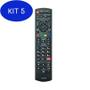 Imagem de Kit 5 Controle Remoto Tv Led Panasonic Netflix Tc-32as600b 42as610