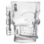 Imagem de Kit 5 Copos Caneca Caveira Crânio Transparente Chopp Vidro