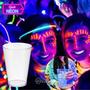 Imagem de Kit 5 Copos Mix Acrílico Neon Transparente Long Drink Para Festa Balada 500ml AP1019CR