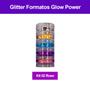 Imagem de Kit 5 Cores Festa Carnaval Glitter Formatos Glow Power Colormake Vegano Brilho Facial Corporal 5g Cada