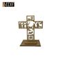 Imagem de Kit 5 Crucifixo Presépio Base Dupla 12,7x15,3 Natal Mdf Madeira