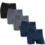 Imagem de Kit 5 Cueca Boxer Box Basic Microfibra Sem Costura Elastano