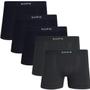 Imagem de Kit 5 Cueca Boxer Masculina Micromodal S/Costura Lupo Original