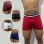 Imagem de Kit 5 cuecas boxer adulto masculina cueca box adulto microfibra alcateia ack