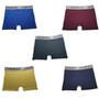 Imagem de Kit 5 Cuecas Boxer Box Microfibra Masculina Adulto Atacado 5