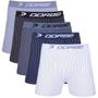 Imagem de Kit 5 Cuecas Boxer Risca de Giz