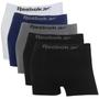 Imagem de Kit 5 Cuecas Masculina Boxer Reebok Premium Elastano Lisa 