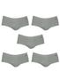 Imagem de Kit/5 cuecas zorba slip 185 algodao com abertura