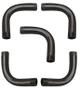 Imagem de Kit 5 curva 90 preta roscavel 1/2" masster