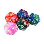 Imagem de Kit 5 Dados D20 Mesclados - RPG