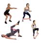 Imagem de Kit 5 Elástico Exercícios Multifuncional Em Casa Extensor Pilates Academia Aparelho Ginástica Fisioterapia