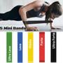 Imagem de Kit 5 Elástico Exercícios Multifuncional Em Casa Extensor Pilates Academia Aparelho Ginástica Fisioterapia
