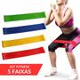 Imagem de Kit 5 Elásticos para Desenvolver a Flexibilidade Muscular