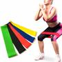 Imagem de Kit 5 Elásticos Para Exercícios Musculares Casa e Academia
