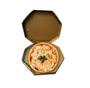 Imagem de Kit 5 emb. oitav. p/ pizza n. 25 c/25 un. parda/parda lisa